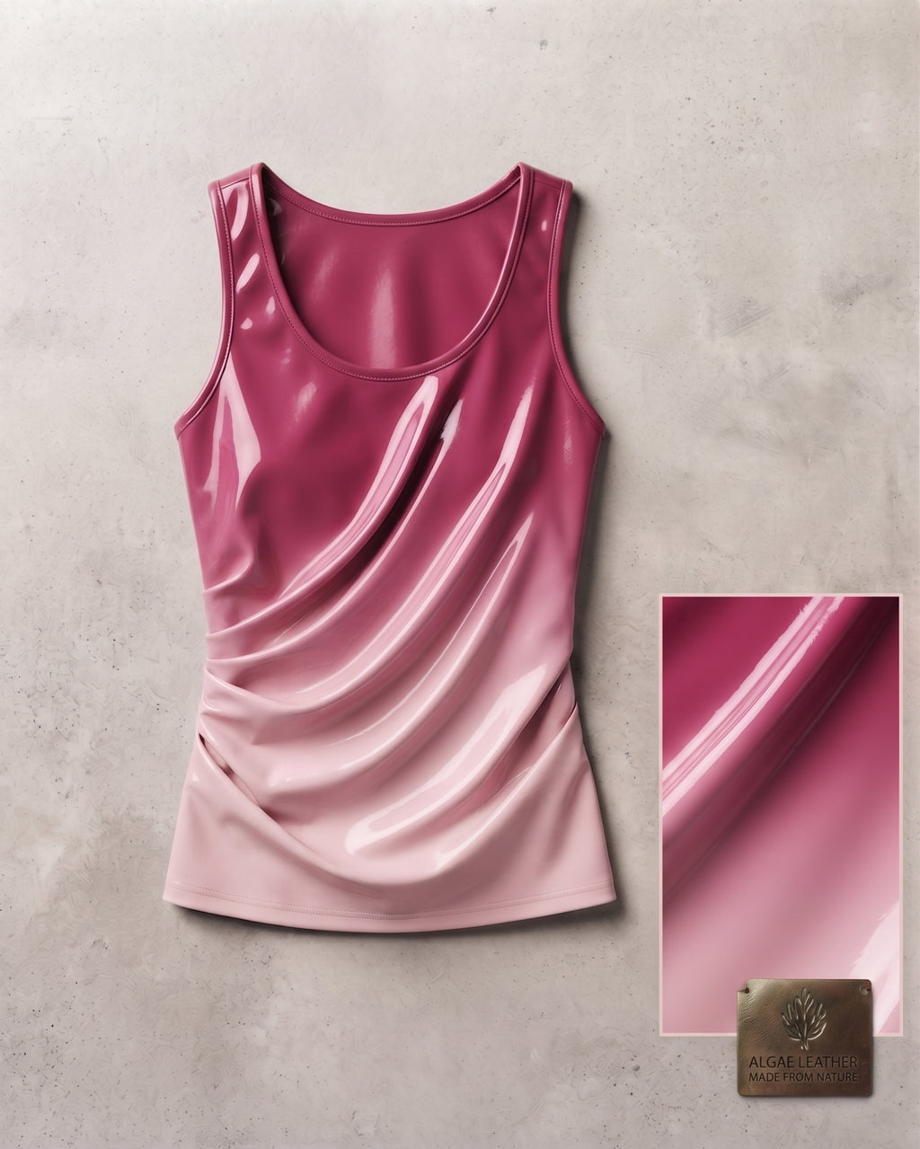 Algae Leather Tank Tops